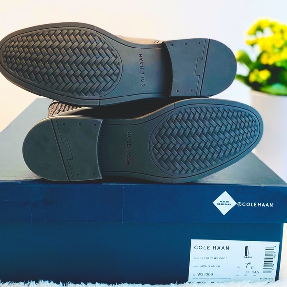 🌹Cole Haan Chelsea WR Equestrian-inspired Boots, Size 7.5 M, Java Leather (NWT) - Picture 7 of 7
